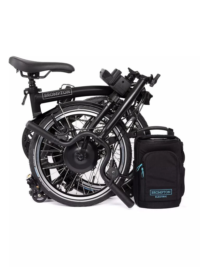 Brompton Bikes Electric C Line 12 Speed Mid Handlebar Folding Bike 1