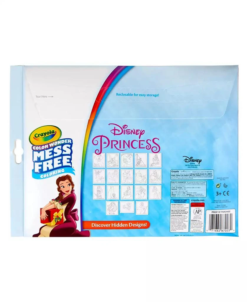 Crayola Color Wonder Mess Free Princess Coloring Pad Markers, Pack of 2 3