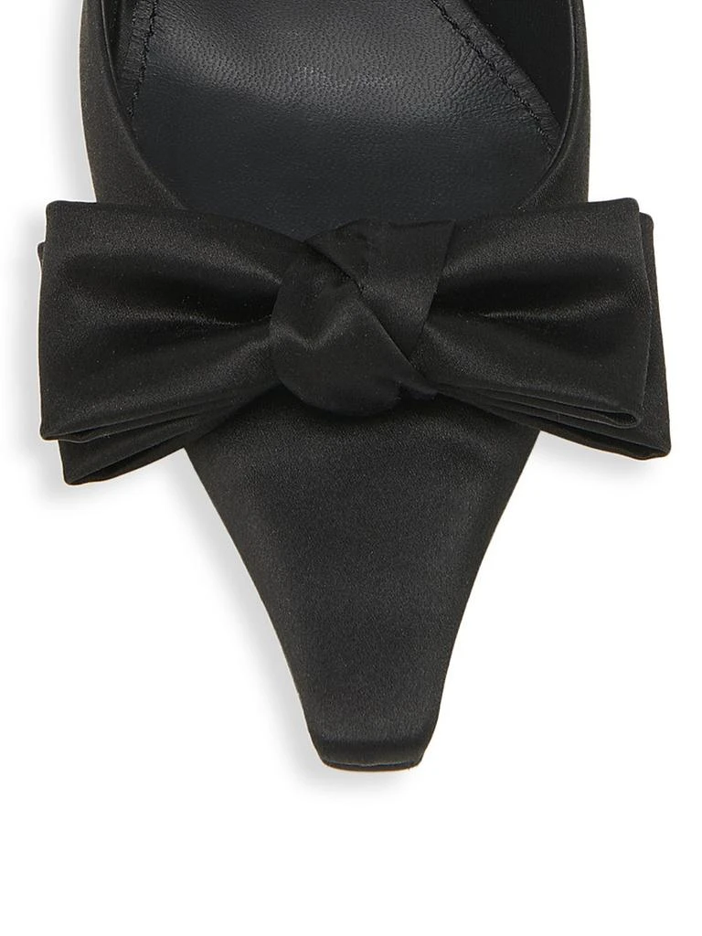 Dolce 
Gabbana 100MM Bow-Detailed Satin Pumps 4