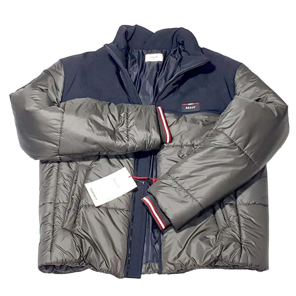 Bally 6240345 Forest Green Nylon Quilted Puffer Jacket 3