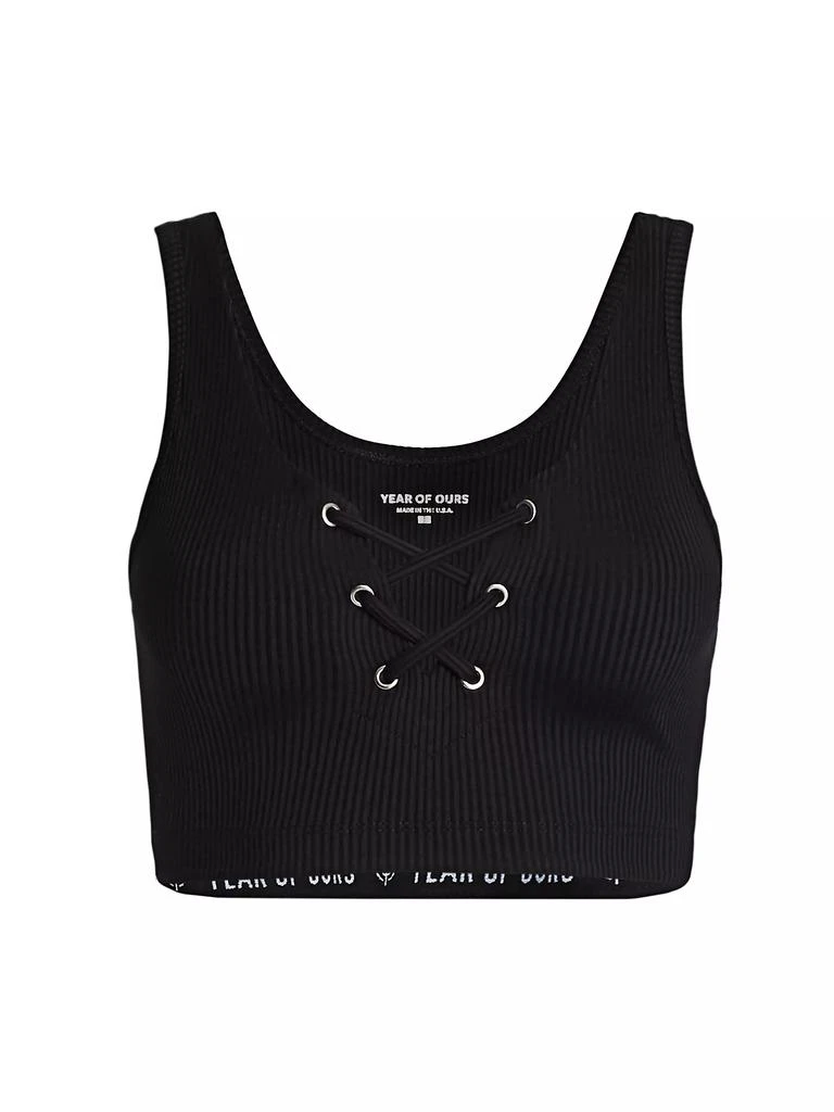 Year Of Ours Ribbed Football Sports Bra 1