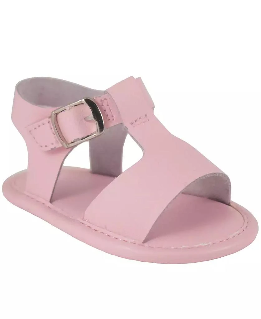 Baby Deer Baby Girl Essential Leather T-Strap Sandal 1