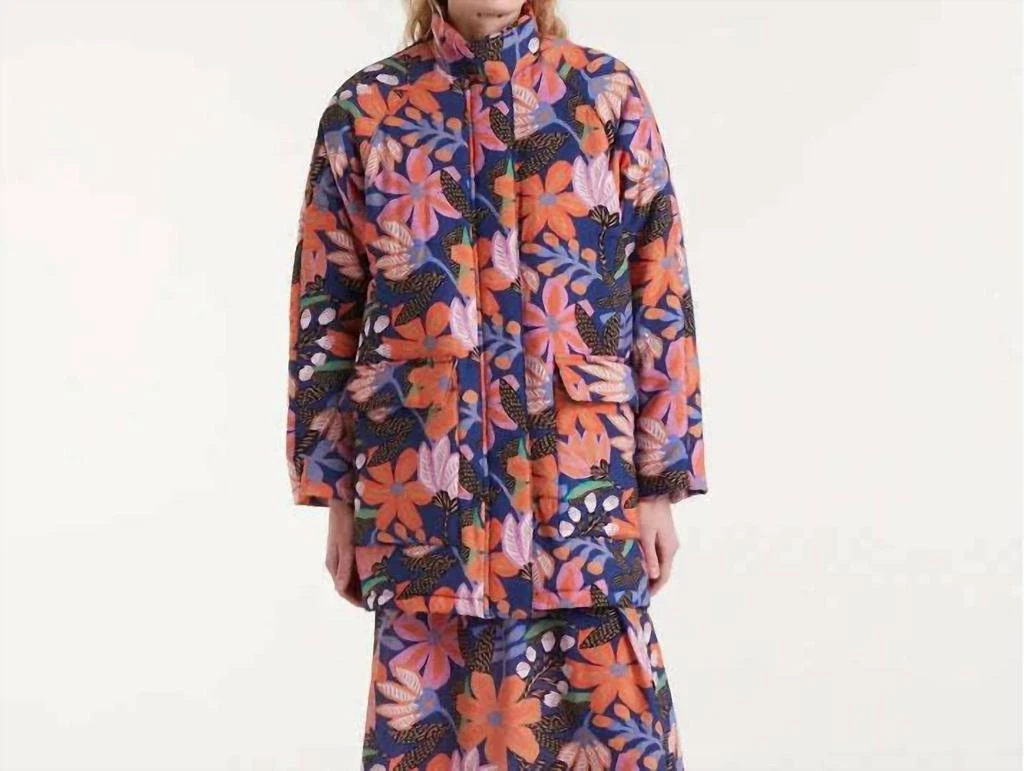 Compania Fantastica Compania Fantastica - Tigerlily Print Coat