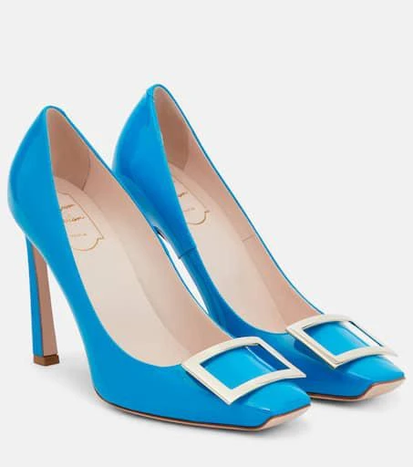 Roger Vivier Belle Vivier patent leather platform pumps 1