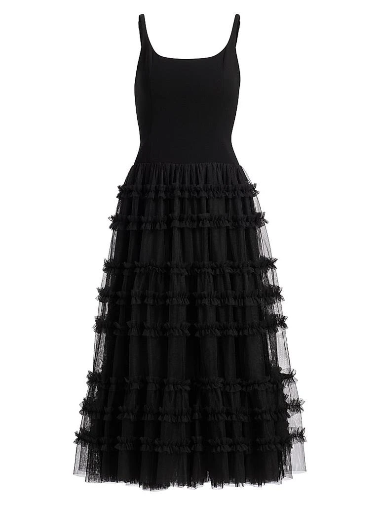 Cinq à Sept Zoella Tulle Midi-Dress