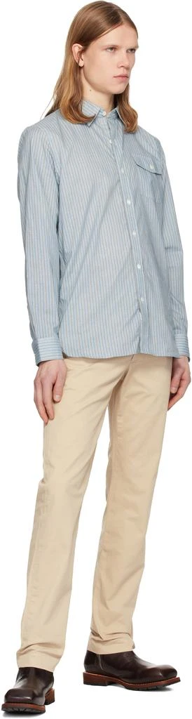 RRL Blue Eli Dress Shirt 4