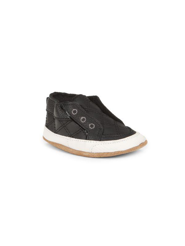 Robeez Baby Boy's Quilted Leather Sneakers