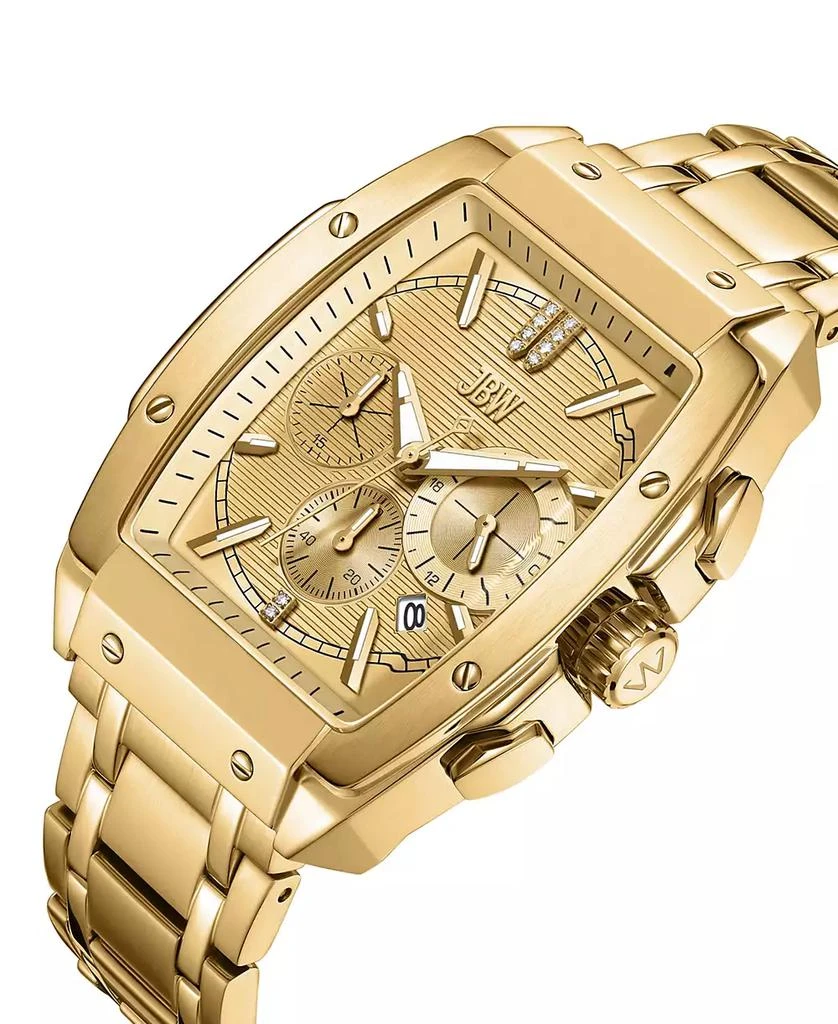 Jbw Men's Echelon Diamond Gold-Plated Stainless-Steel Watch 3