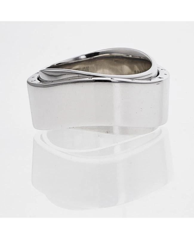 MontBlanc Montblanc Profile Sterling Silver Rotating Women's Ring 36186-SD 3