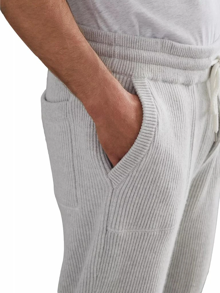 Brunello Cucinelli Cashmere English Rib Knit Joggers 4