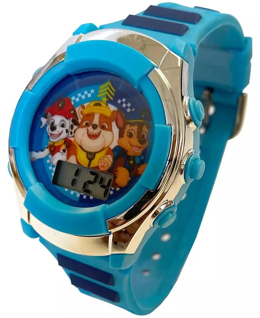 Accutime Kid's Digital Paw Patrol Blue Silicone Strap Watch 38mm 2