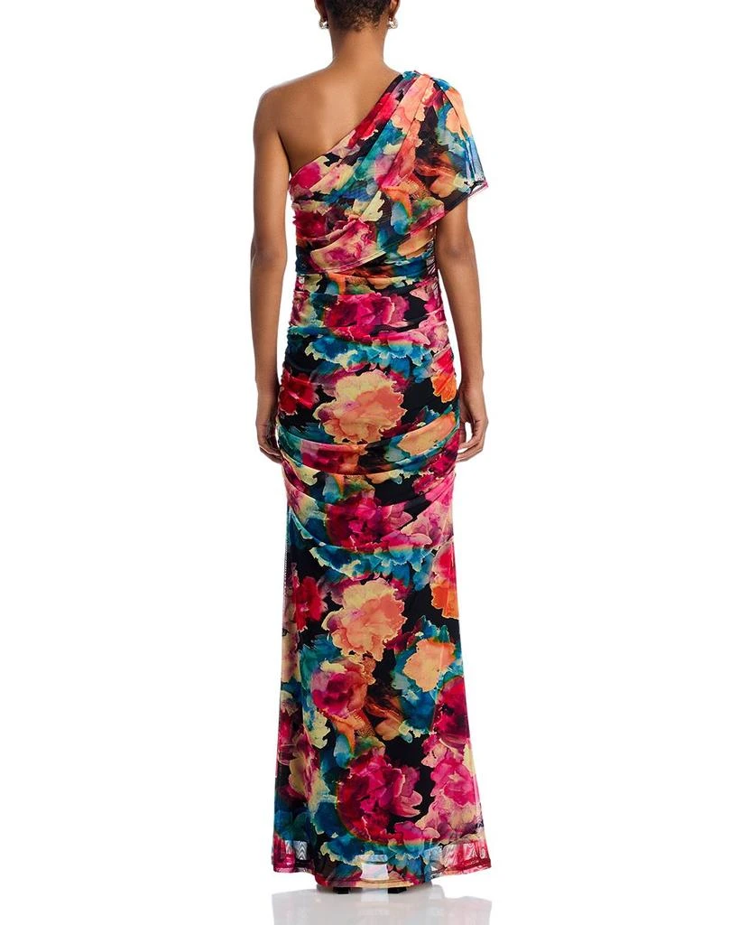 Black Halo Rosario One Shoulder Dress 3