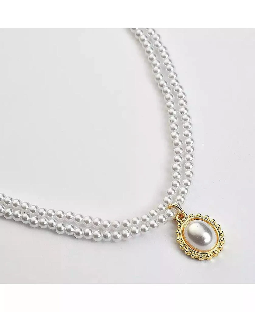 SOHI Pellet Multi-Layer Necklace 4