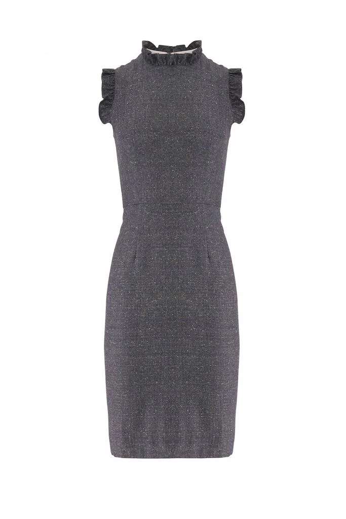 Rebecca Taylor Rebecca Taylor - Tweed Ruffle Sleeveless Pencil Dress 3