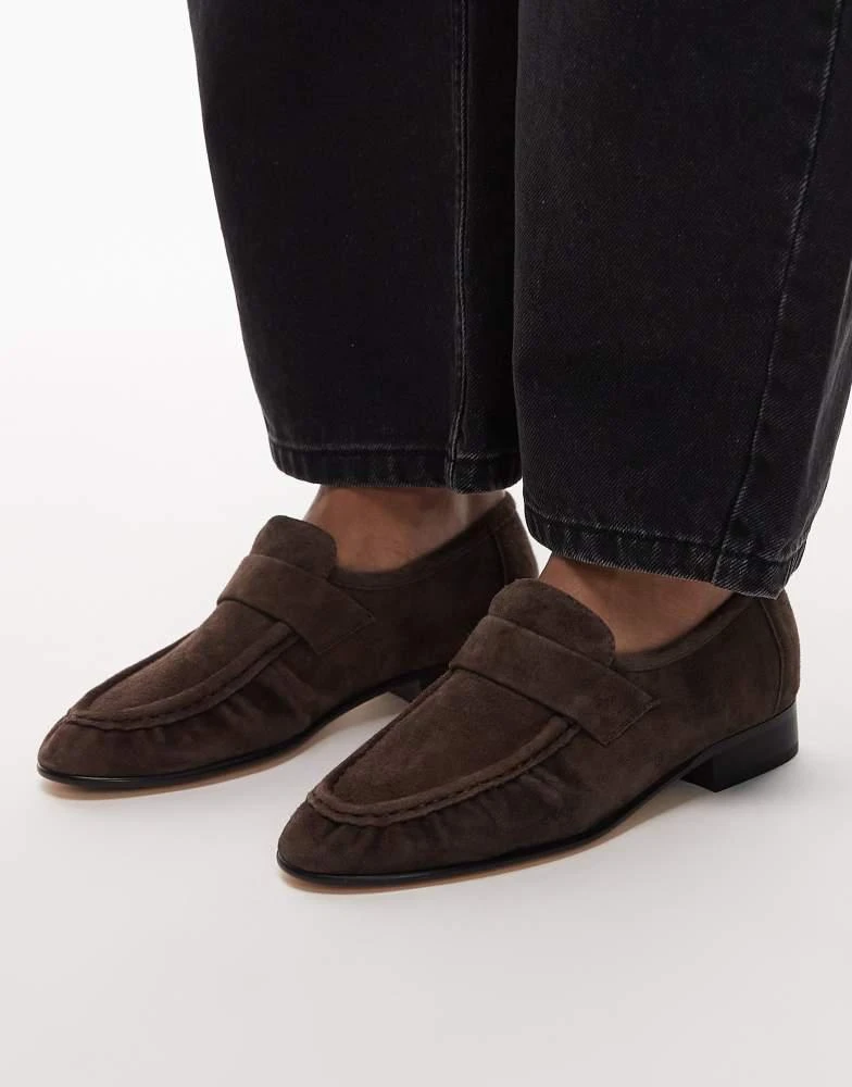 Tony Bianco Tony Bianco Gatsby suede loafers in expresso  display picture 2