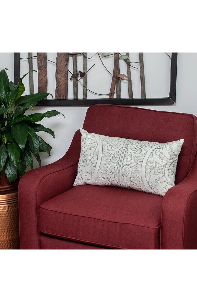 Parkland Fleura Embroidered Throw Pillow 5