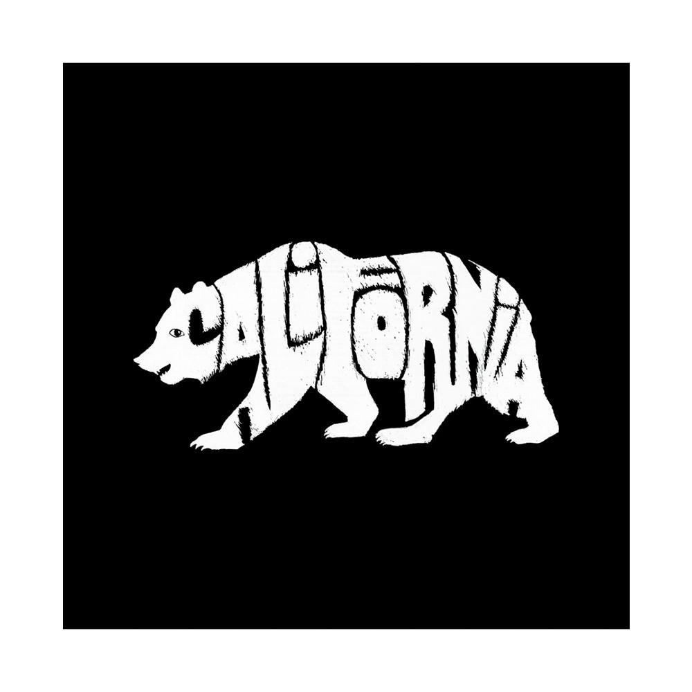 LA Pop Art Men's Word Art T-Shirt - California Bear