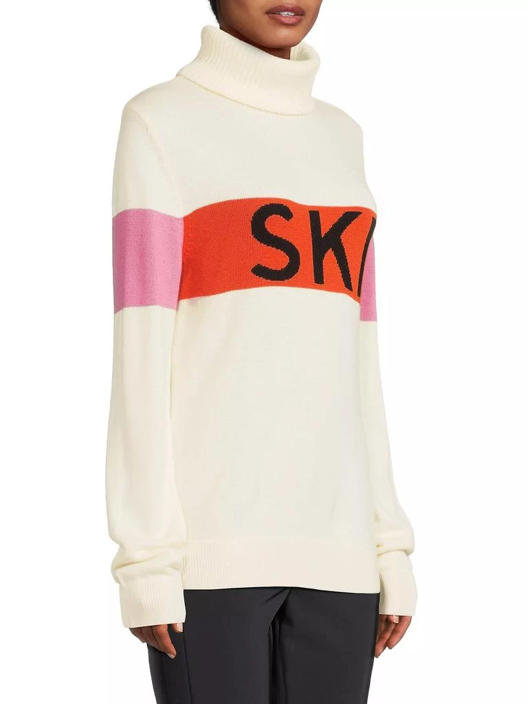 Perfect Moment Colorblocked Intarsia Wool Ski Sweater 4