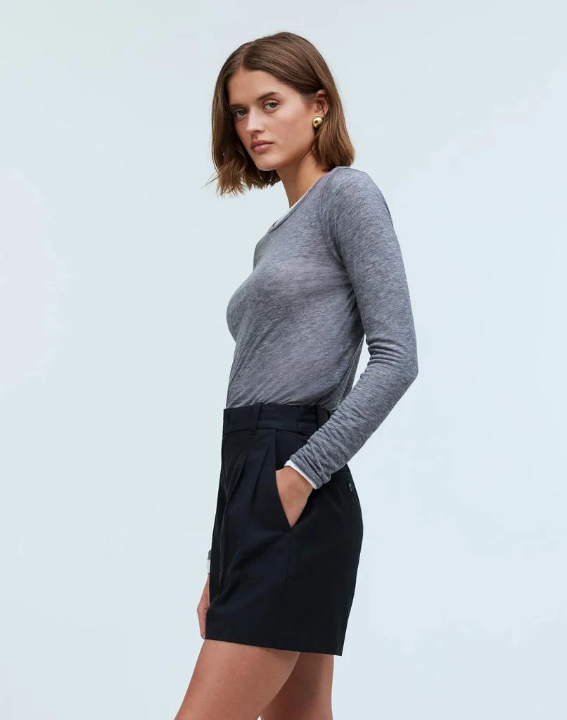 Madewell The Harlow Short in Drapey Twill 3