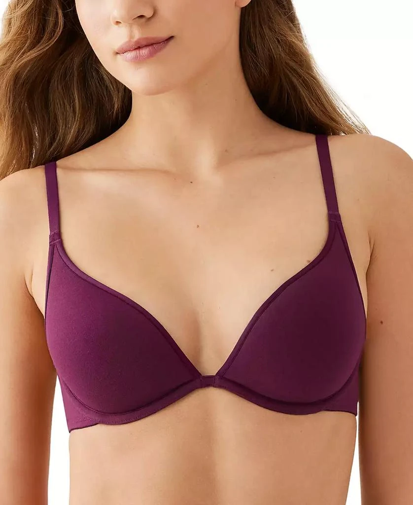 Wacoal Women's Cotton To A Tee Plunge Contour Bra 953272 1