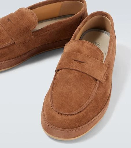Brunello Cucinelli Suede penny loafers 3