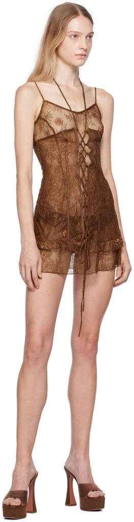 Shop Brown Lace-Up Minidress on Sale at BeyondStyle  Get 76% Off Brown  Lace-Up Minidress with Limited-Time Flash Deals, Exclusive Discounts, and  Special Offers. Enjoy Unbeatable Savings on Brown Lace-Up Minidress, Compare