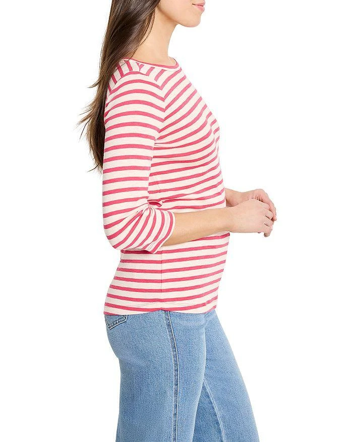NZT BY NIC+ZOE Stripe Boat Neck Tee 3