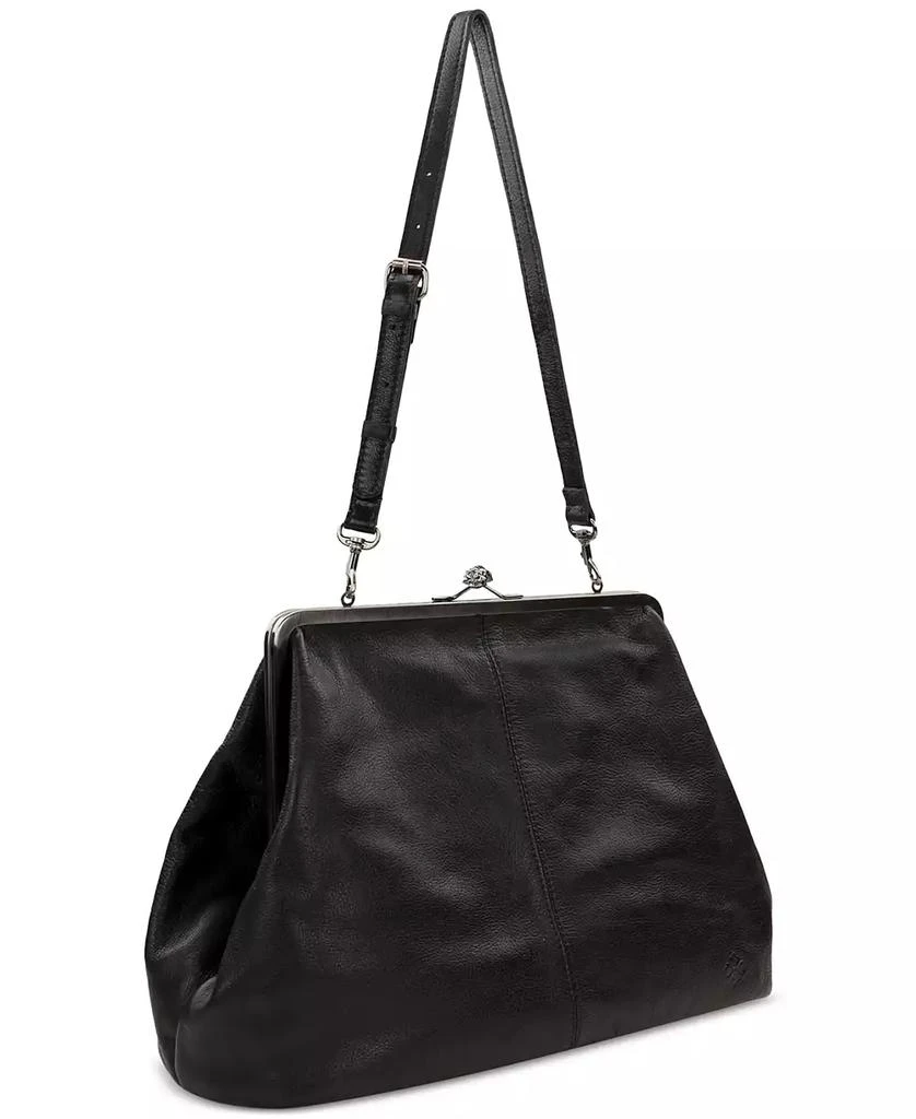 Patricia Nash Serafina Large Leather Kisslock Bag 4