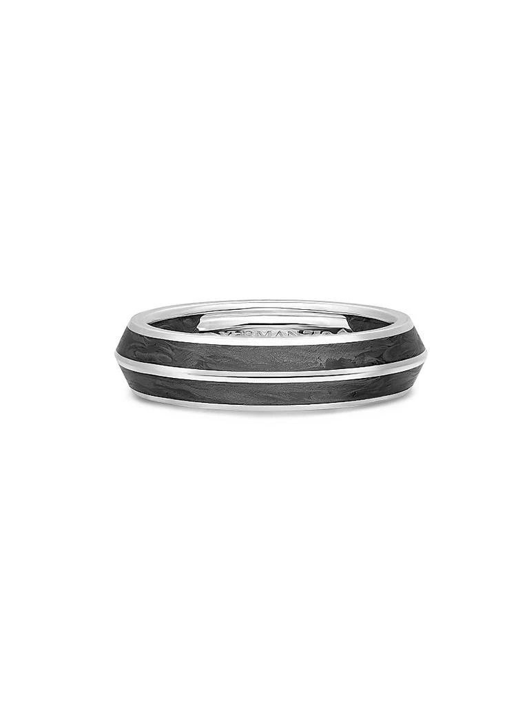 David Yurman Knife Edge Band Ring in 18K White Gold
