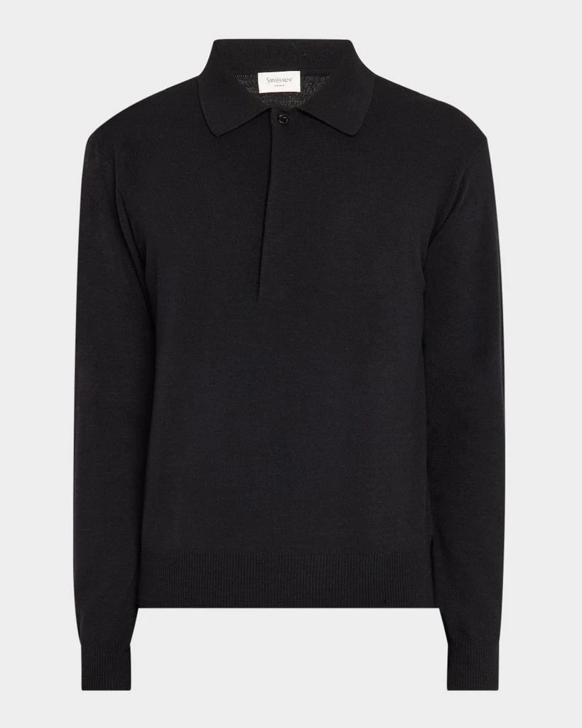 Shop Men's Solid Knit Polo Shirt on Sale at BeyondStyle – Get