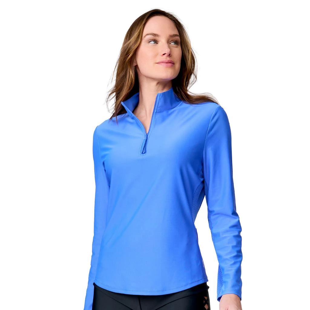 Free Country Women's Sun Breeze 1/2 Zip Sunshirt 1