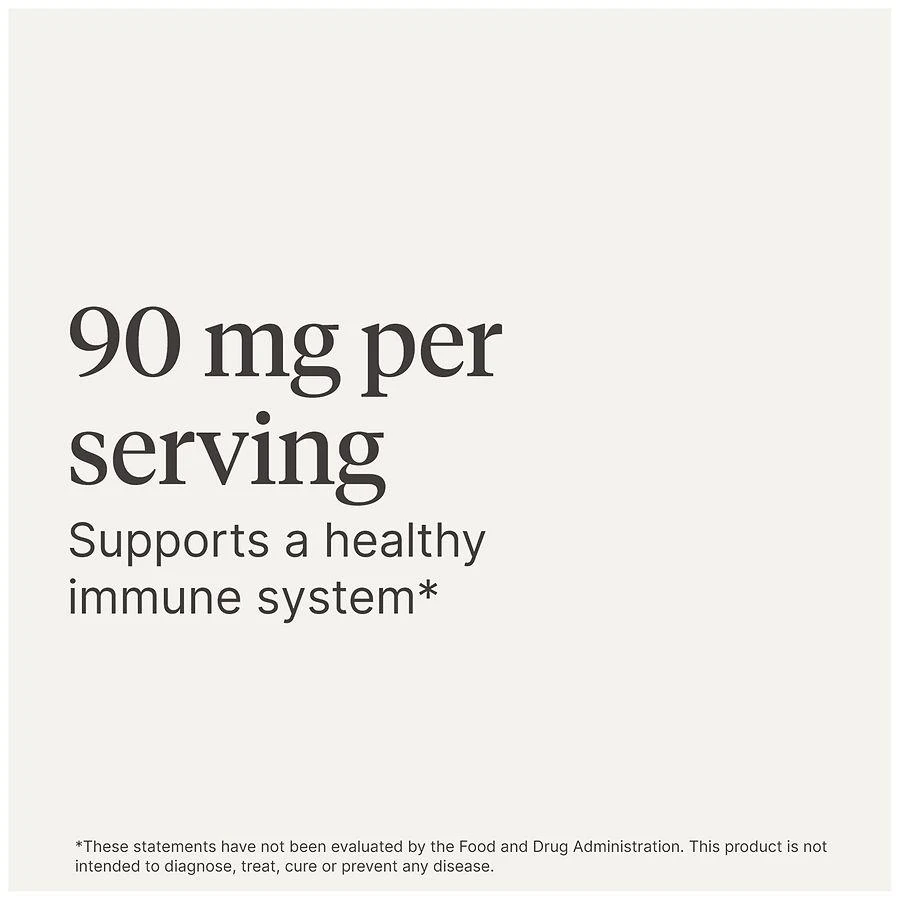 Walgreens Free 
Pure Liquid Vitamin C 90 mg Natural Orange 8