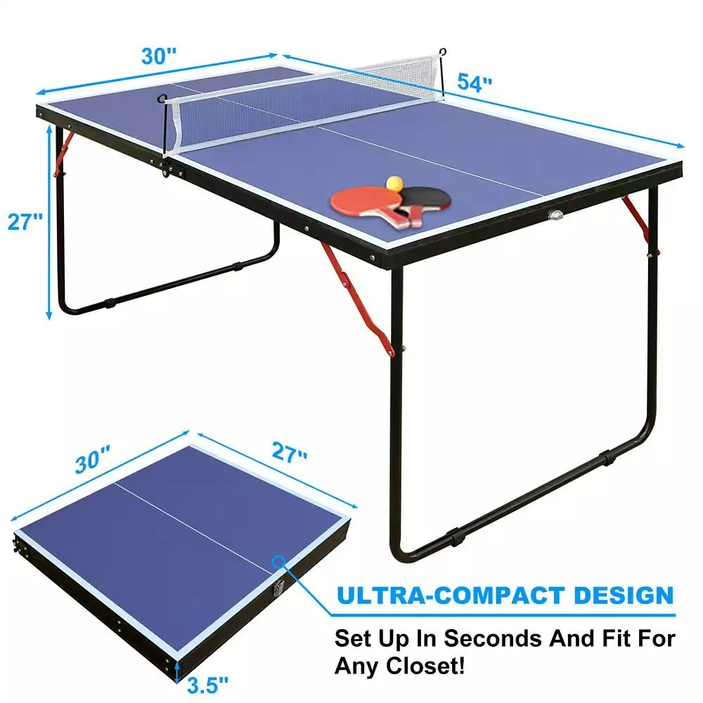 Streamdale Furniture Streamdale Midsize Foldable Table Tennis Set for Indoor/Outdoor 7