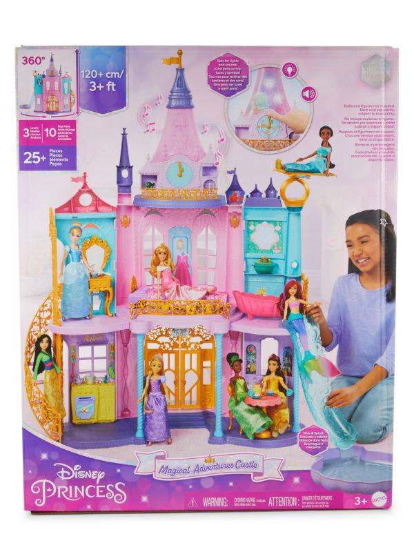 Barbie Disney Princess Magical Adventures Castle Playset Doll House HLW29