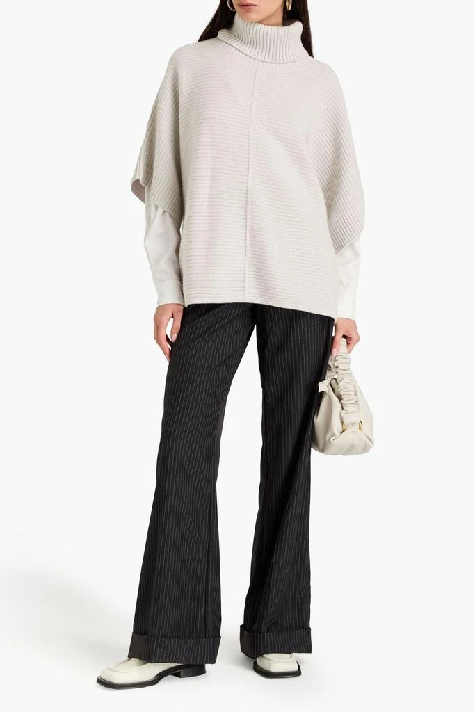 N.PEAL Ribbed cashmere turtleneck sweater 2