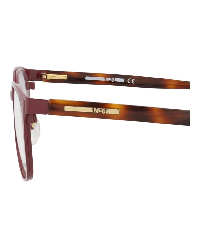 Alexander McQueen Square-Frame Metal Optical Frames 4