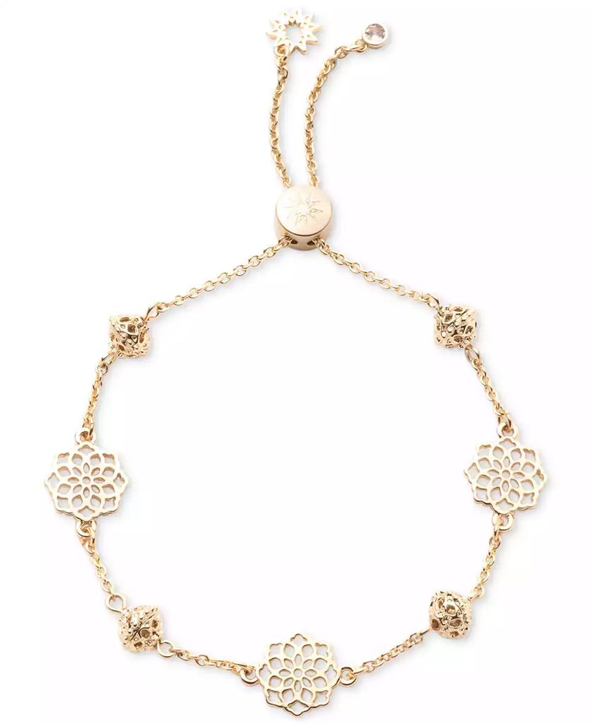 MARCHESA Gold-Tone Filigree Slider Bracelet