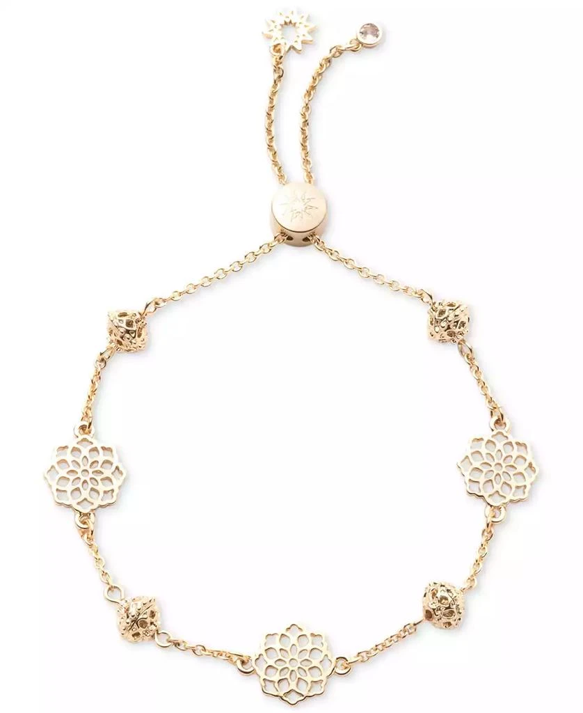 MARCHESA Gold-Tone Filigree Slider Bracelet 1
