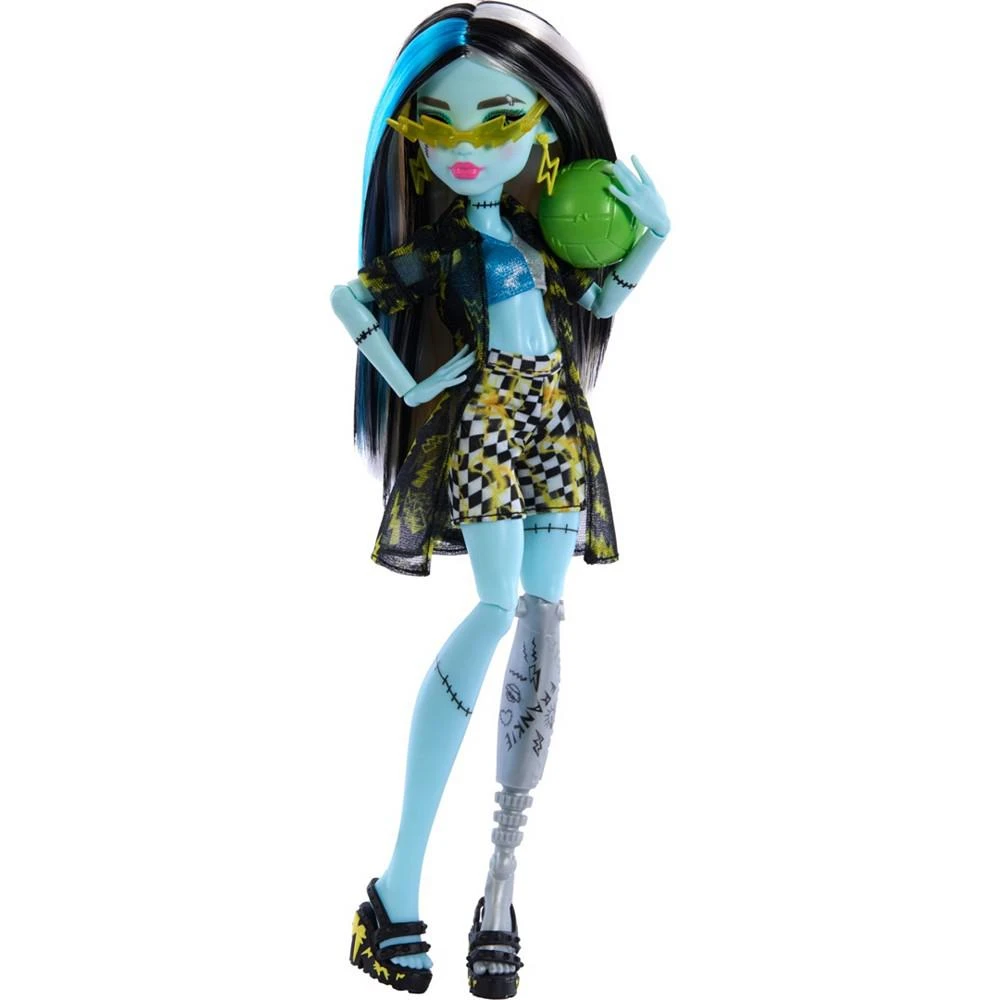 Monster High Scare-Adise Island Frankie Stein Fashion Doll with Swimsuit Accessories 2