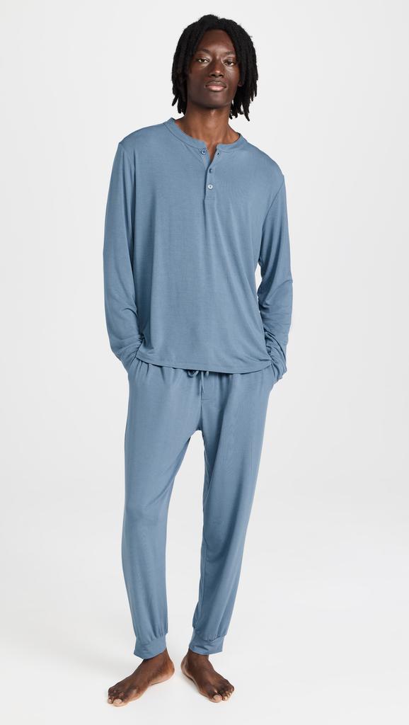 Eberjey Henry Long PJ Set