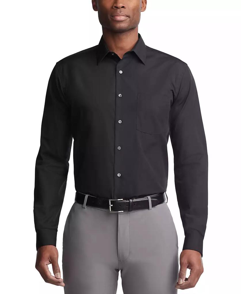 Van Heusen Men's Classic-Fit Point Collar Poplin Dress Shirt