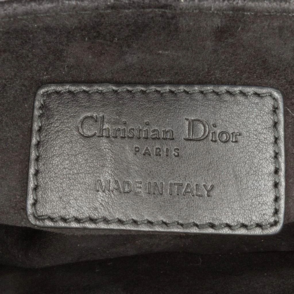 Dior Dior Green Leather Mini Crystal Saddle Bag 8