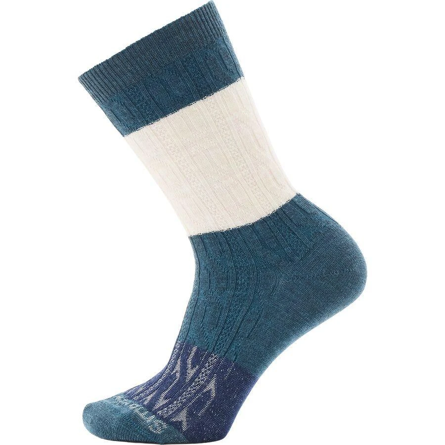 SmartWool Everyday Color Block Cable Crew Sock - Women
s 1