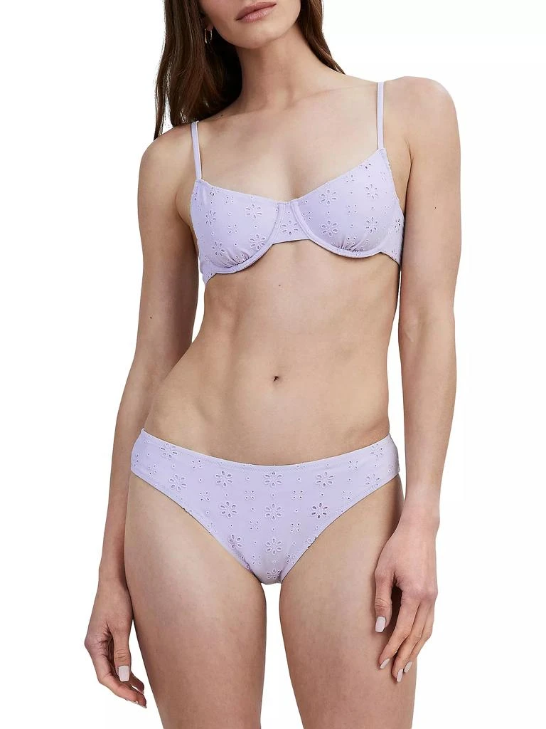 Solid & Striped The Daphne Eyelet Underwire Bikini Top 1