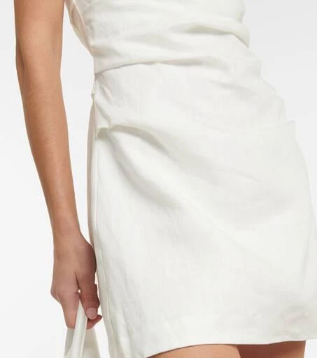 SIR. Noemi halterneck linen minidress 5