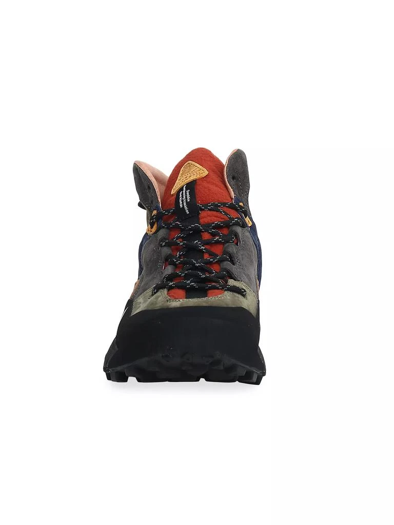 Flower Mountain Back Country Suede & Textile Mid-Top Sneakers 3
