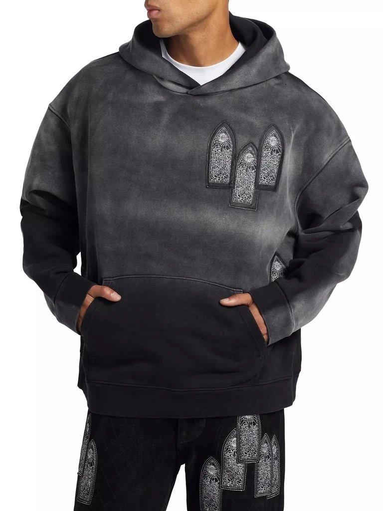 Who Decides War Abstract Cotton Hoodie 3