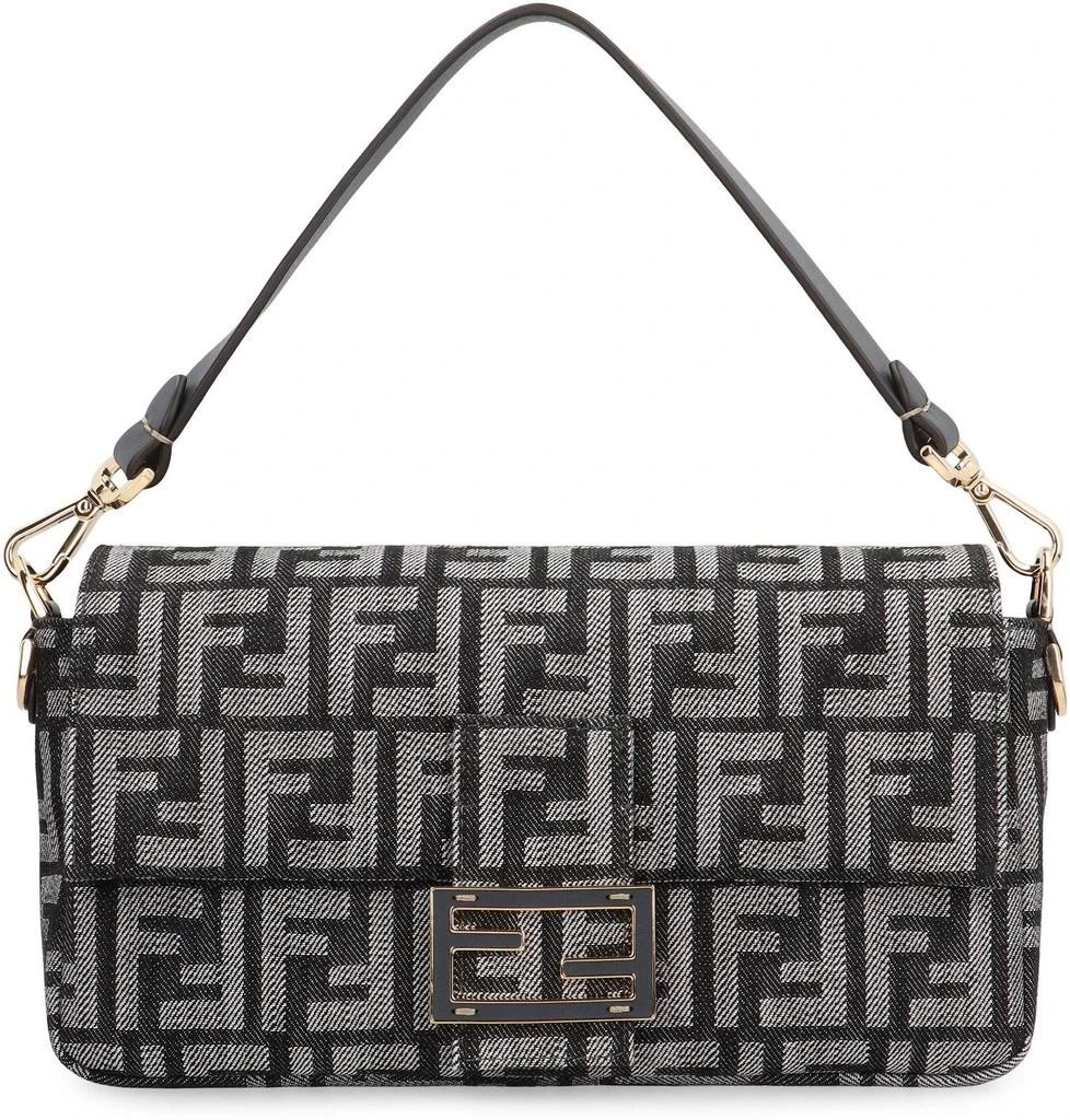 Fendi Fendi Baguette FF Jacqaurd Shoulder Bag 1