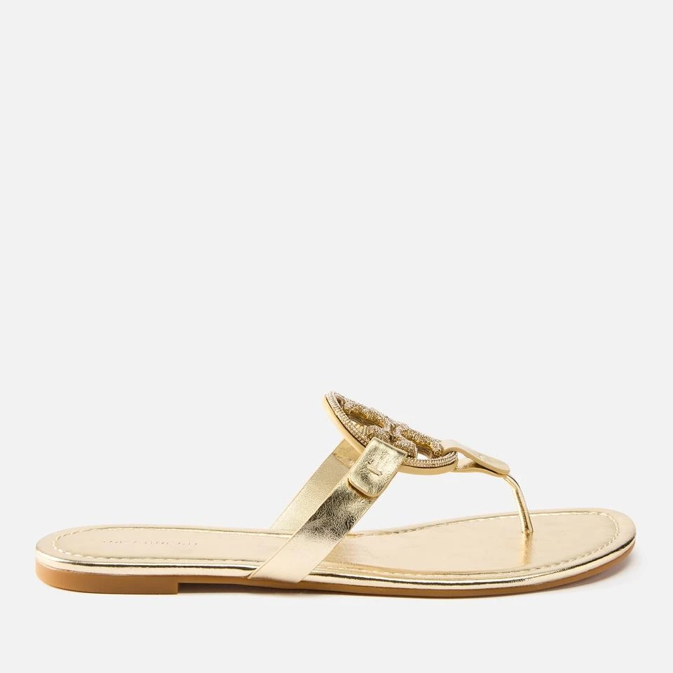 Tory Burch TORY BURCH WOMEN'S MILLER EMBELLISHED LEATHER SANDALS 2