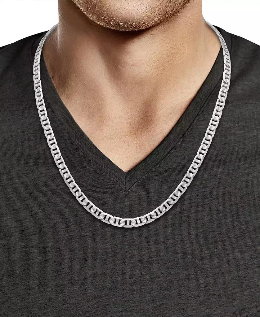 Macy's Men's Mariner Link 22" Necklace (6-1/2mm) in Sterling Silver 2